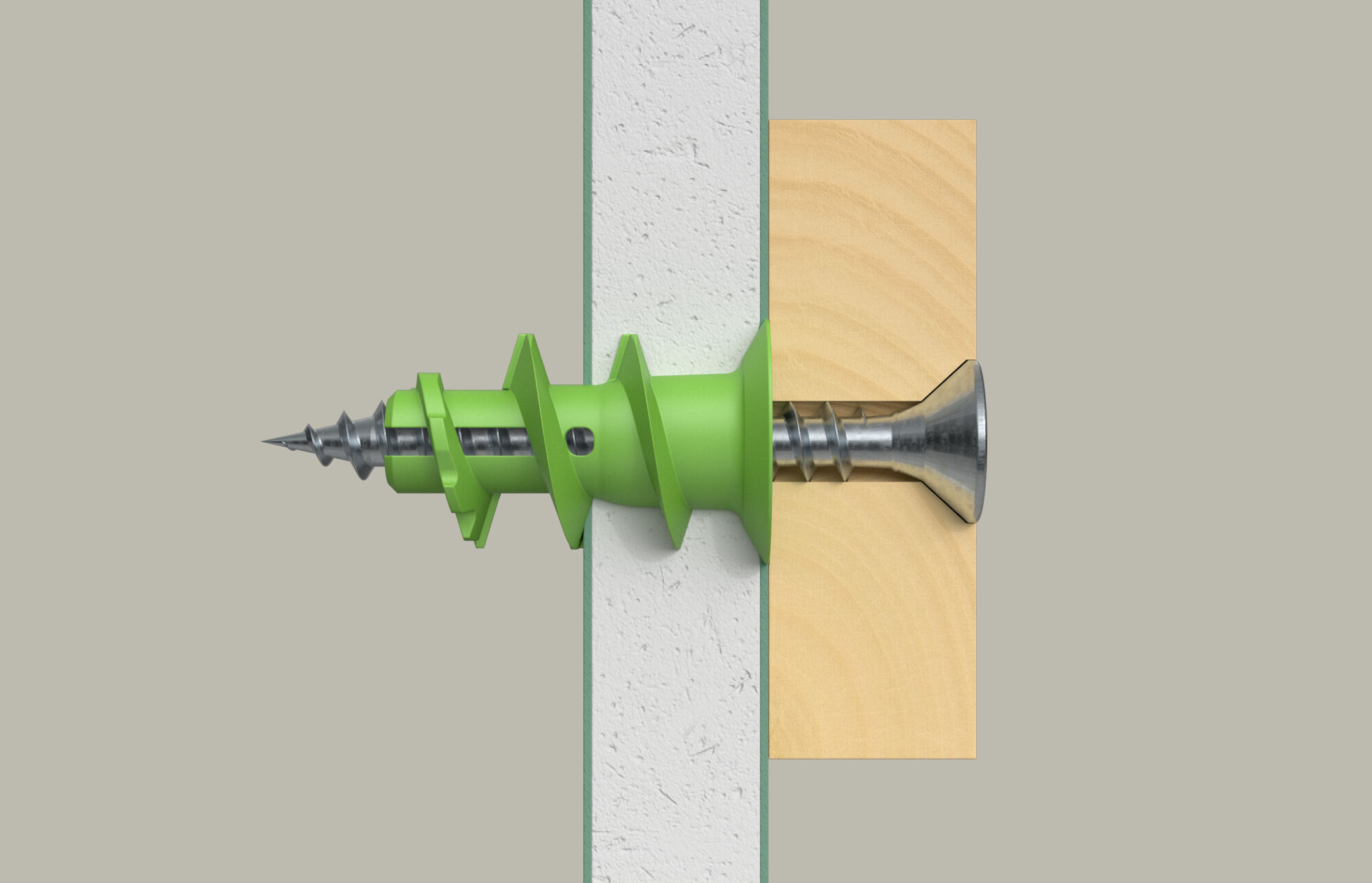 fischer Plasterboard fixing GK Green S